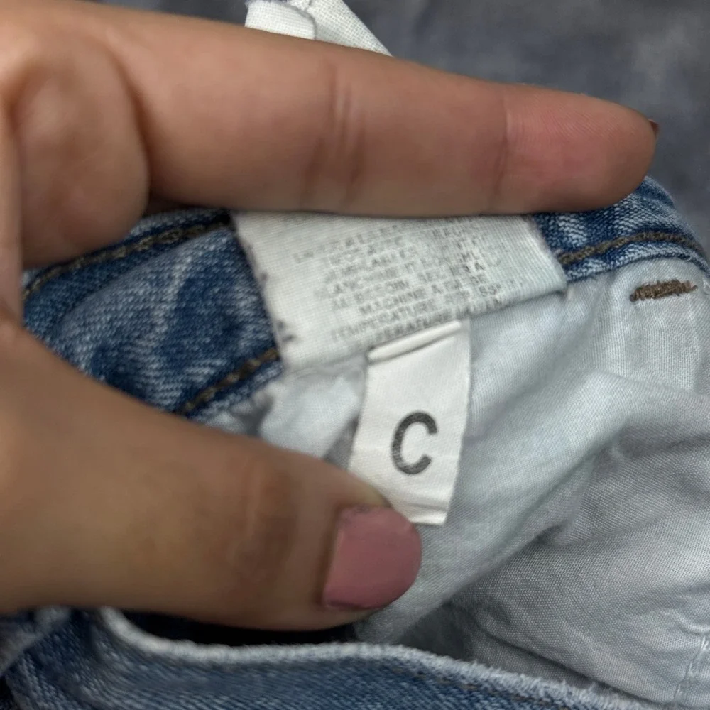 Wrangler Cargo Shorts Mens 32 Blue Denim Light Wash Hero Relaxed Fit Utility